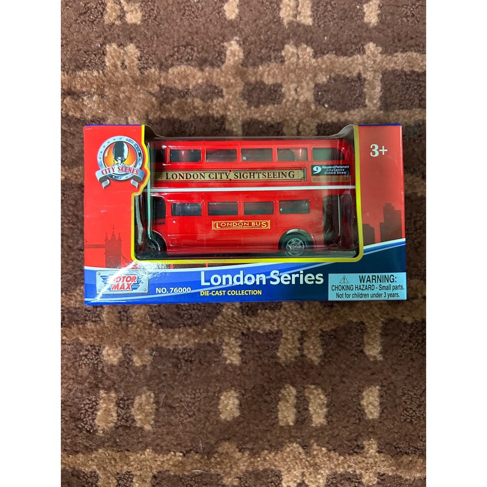 Motor Max London City Sightseeing Die Cast Double‎ Decker Bus London Series